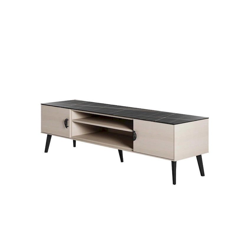 Manhattan Comfort Haley 70.9 Mid-Century Modern TV Stand