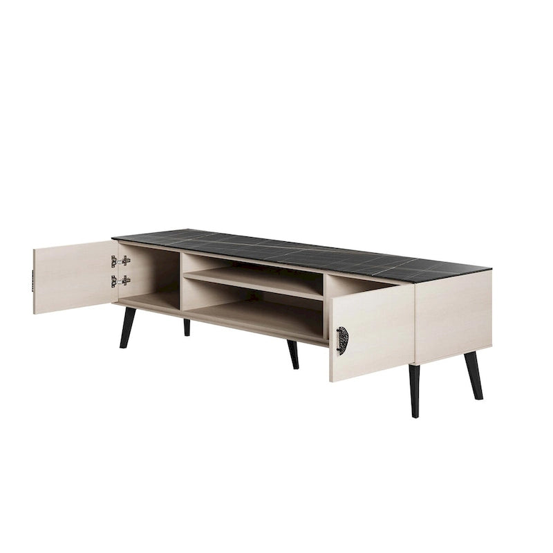 Manhattan Comfort Haley 70.9 Mid-Century Modern TV Stand