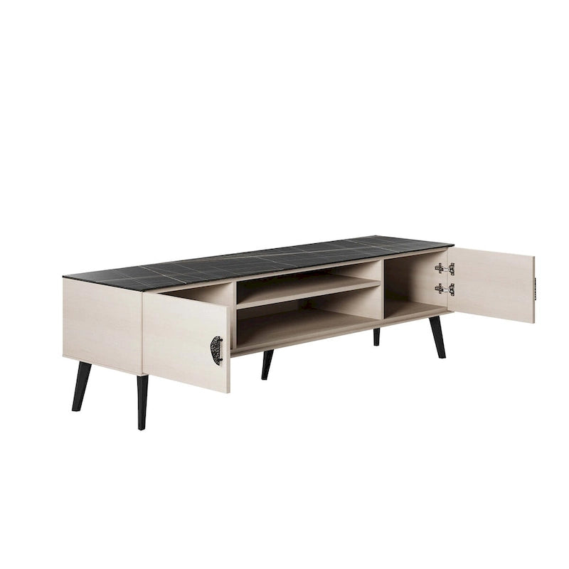 Manhattan Comfort Haley 70.9 Mid-Century Modern TV Stand