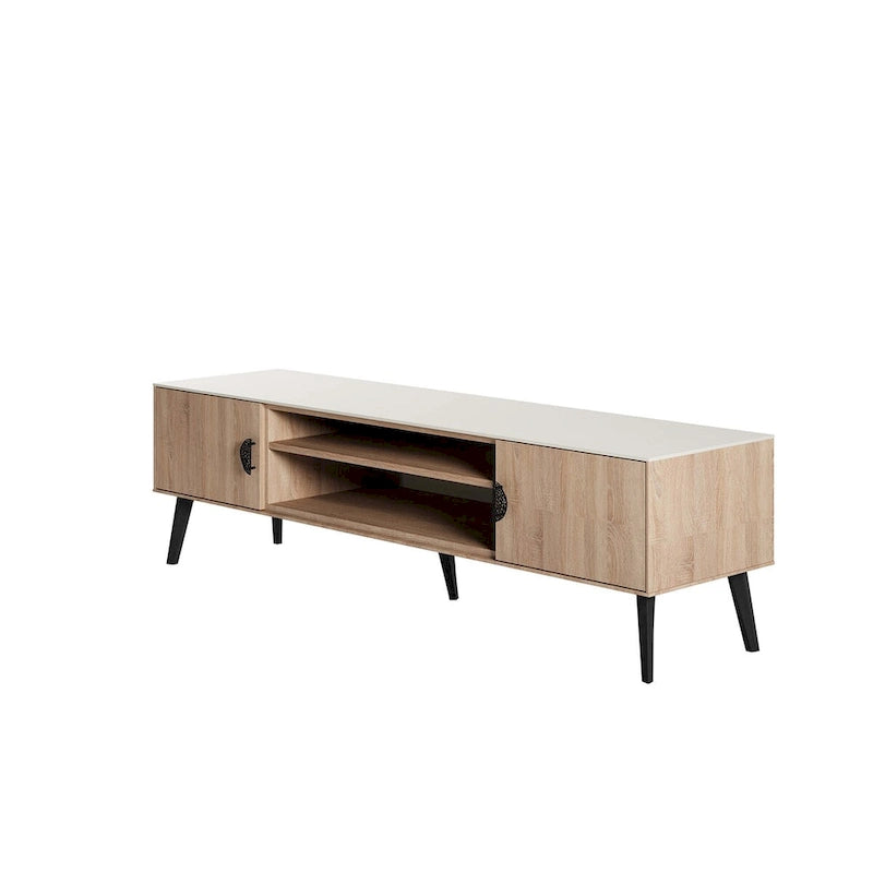 Manhattan Comfort Haley 70.9 Mid-Century Modern TV Stand
