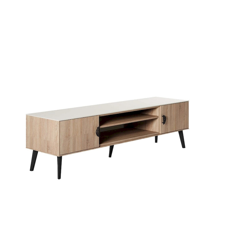 Manhattan Comfort Haley 70.9 Mid-Century Modern TV Stand