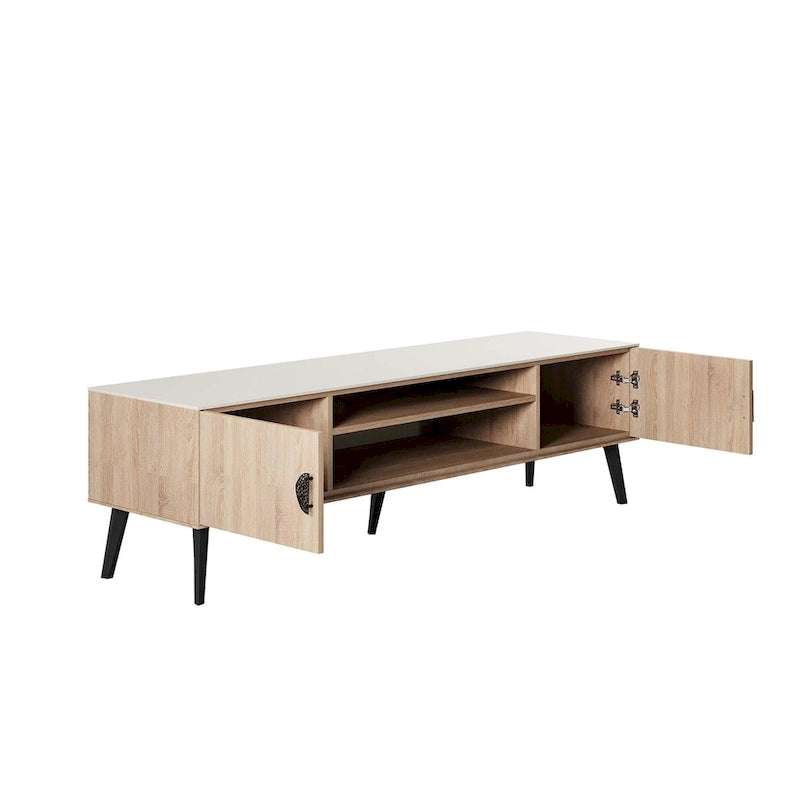 Manhattan Comfort Haley 70.9 Mid-Century Modern TV Stand