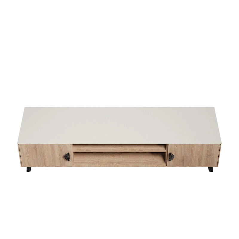 Manhattan Comfort Haley 70.9 Mid-Century Modern TV Stand