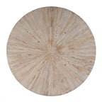 Table basse ronde en bois et fer Akemi de 97,8 cm de large