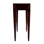 Table console Kai à 2 tiroirs en ronce de bois 46