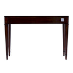 Table console Kai à 2 tiroirs en ronce de bois 46