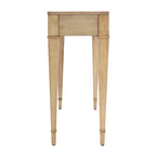 Table console Kai à 2 tiroirs en ronce de bois 46