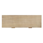 Table console Kai à 2 tiroirs en ronce de bois 46