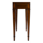 Table console Kai à 2 tiroirs en ronce de bois 46