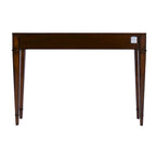 Table console Kai à 2 tiroirs en ronce de bois 46