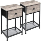 Tables de chevet pour petite chambre – 40 P x 30 L x 55 H cm