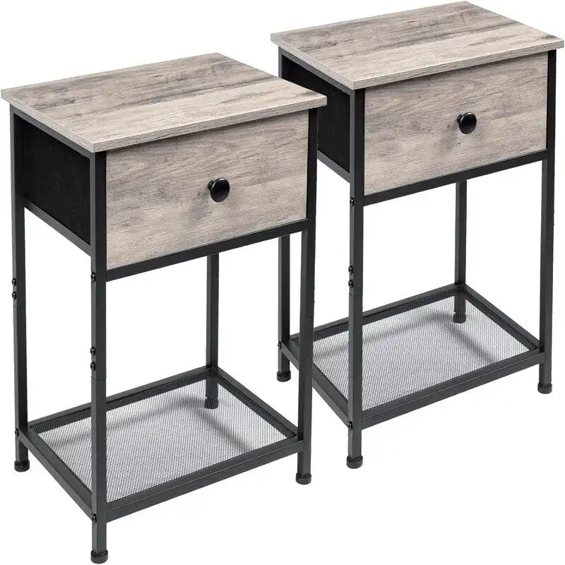 Tables de chevet pour petite chambre – 40 P x 30 L x 55 H cm