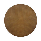 Mid Century Farmhouse Circle Wooden Coffee Tables