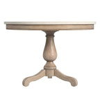 Danielle 44 Round Pedestal Marble Dining Table