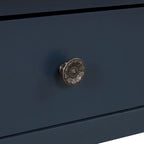 Console de 48 po en pin massif avec tiroirs et étagère