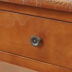 Console de 48 po en pin massif avec tiroirs et étagère