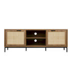 Anmytek Modern TV Stand 2-Door Media Console Table Entertainment Center with 4 Storage Cabinets for TV's up to 65 - 59