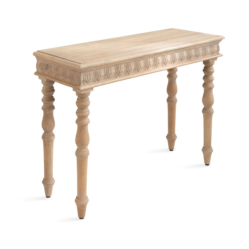 Console en bois sculpté Patresa de Kate and Laurel - 36x14x30