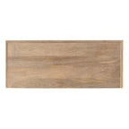 Kate and Laurel Patresa Carved Wood Console Table - 36x14x30