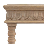 Kate and Laurel Patresa Carved Wood Console Table - 36x14x30