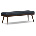 Banc Luca Poly & Bark - Cuir véritable pleine fleur italien