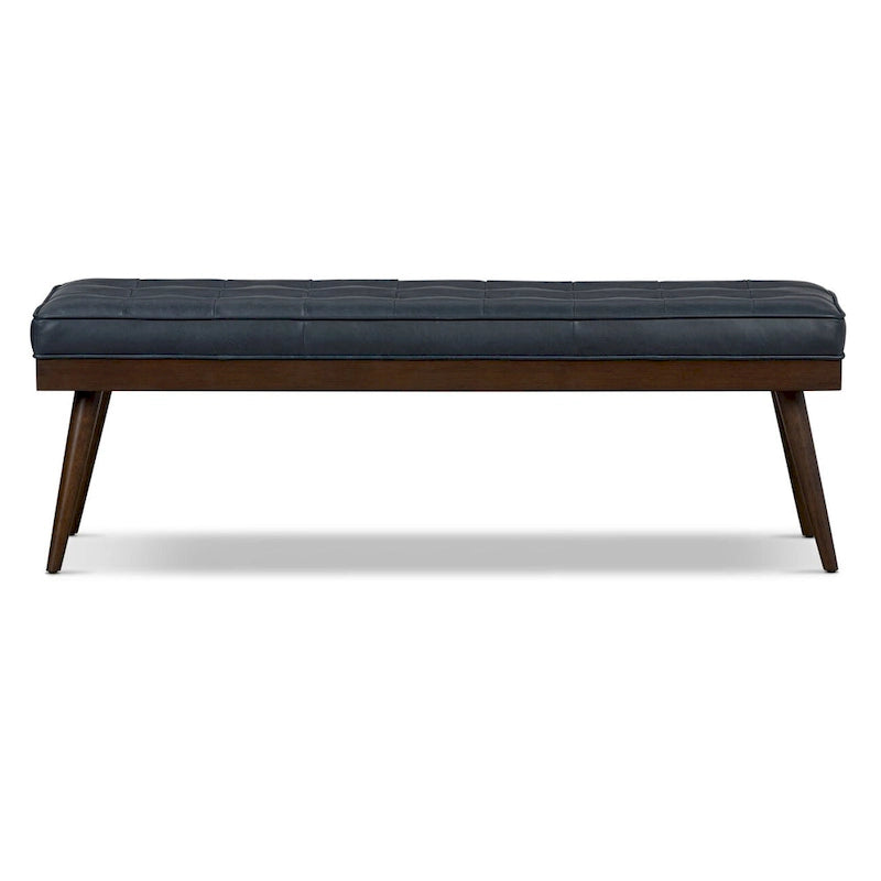 Banc Luca Poly & Bark - Cuir véritable pleine fleur italien