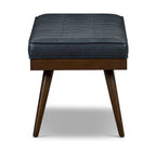 Banc Luca Poly & Bark - Cuir véritable pleine fleur italien
