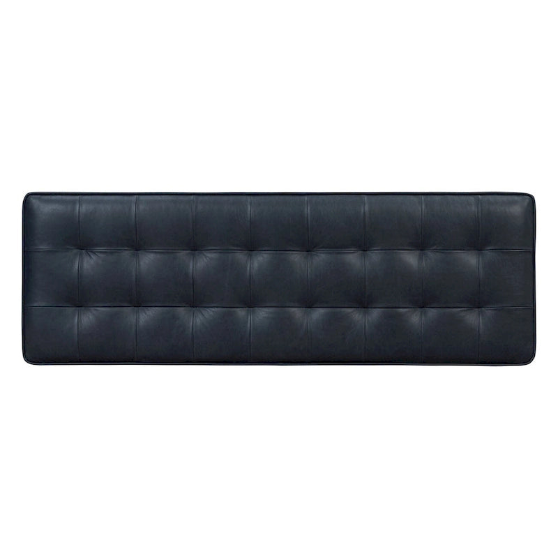 Banc Luca Poly & Bark - Cuir véritable pleine fleur italien