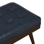 Banc Luca Poly & Bark - Cuir véritable pleine fleur italien