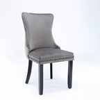 Mid-Century Modern Upholstered Dining Chair (Set of 2)