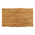 Viggo 60 Live Edge Acacia Wood Dining Table - Black Natural