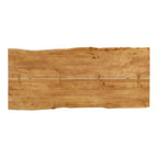 Viggo 60 Live Edge Acacia Wood Dining Table - Black Natural