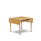 East West Furniture Ensemble de table comprenant une table de salle à manger rectangulaire avec rallonge escamotable et des chaises de salle à manger (Options de pièces)