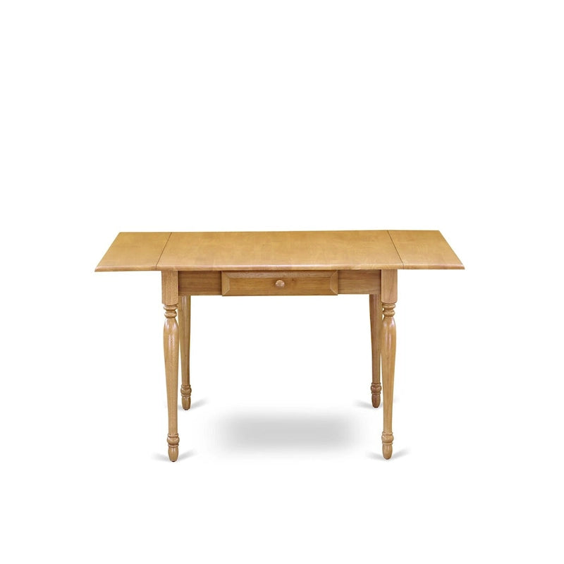 East West Furniture Ensemble de table comprenant une table de salle à manger rectangulaire avec rallonge escamotable et des chaises de salle à manger (Options de pièces)