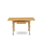 East West Furniture Ensemble de table comprenant une table de salle à manger rectangulaire avec rallonge escamotable et des chaises de salle à manger (Options de pièces)