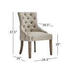 Benchwright Curved Back Hostess Chairs (Set of 2) by iNSPIRE Q Artisan