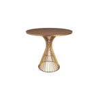 INK+IVY Mercer Bronze Oval Dining Table
