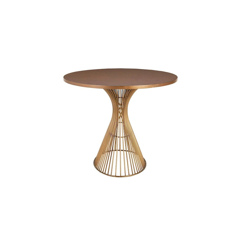 INK+IVY Mercer Bronze Oval Dining Table
