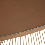 INK+IVY Mercer Bronze Oval Dining Table