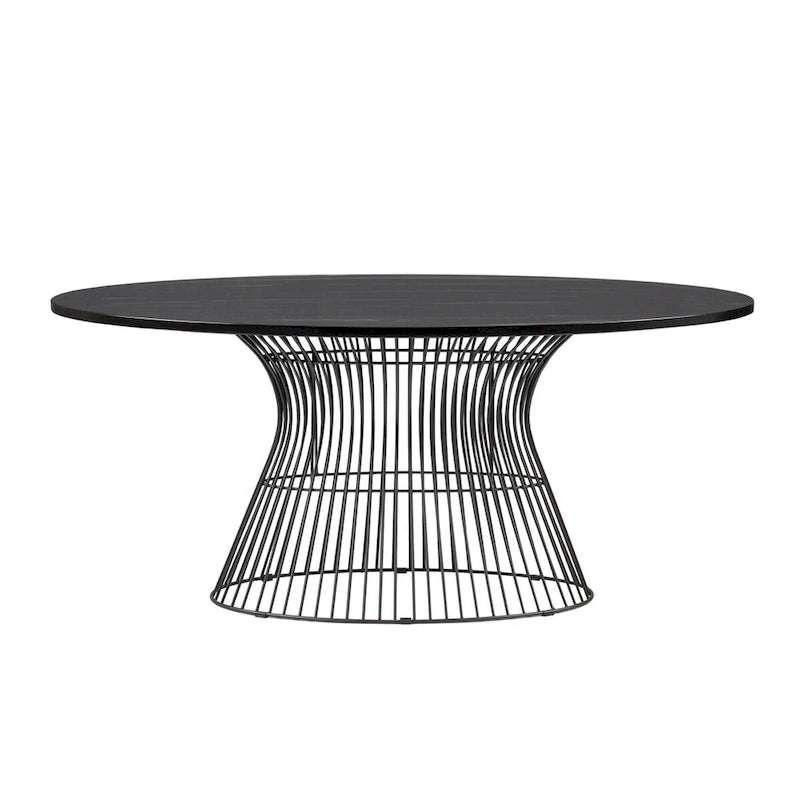 INK+IVY Mercer Bronze Oval Dining Table