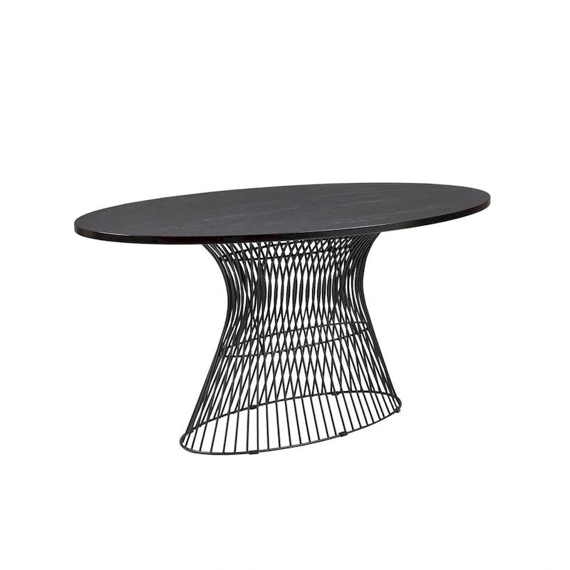 INK+IVY Mercer Bronze Oval Dining Table