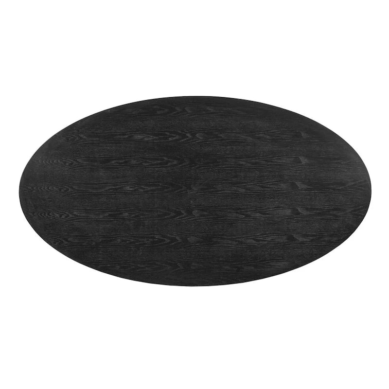 INK+IVY Mercer Bronze Oval Dining Table