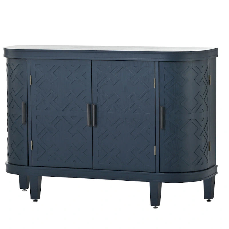 Bahut de Rangement en Bois avec 4 Portes