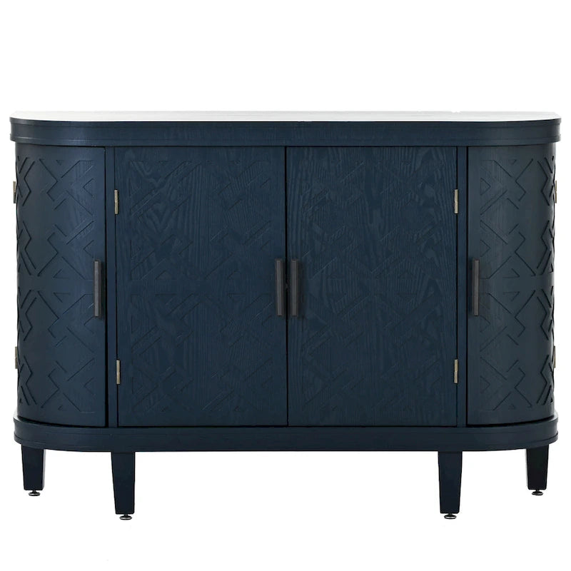 Bahut de Rangement en Bois avec 4 Portes