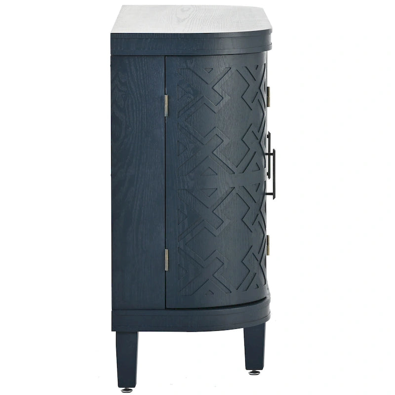 Bahut de Rangement en Bois avec 4 Portes