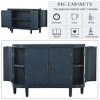 Bahut de Rangement en Bois avec 4 Portes