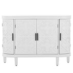 Bahut de Rangement en Bois avec 4 Portes