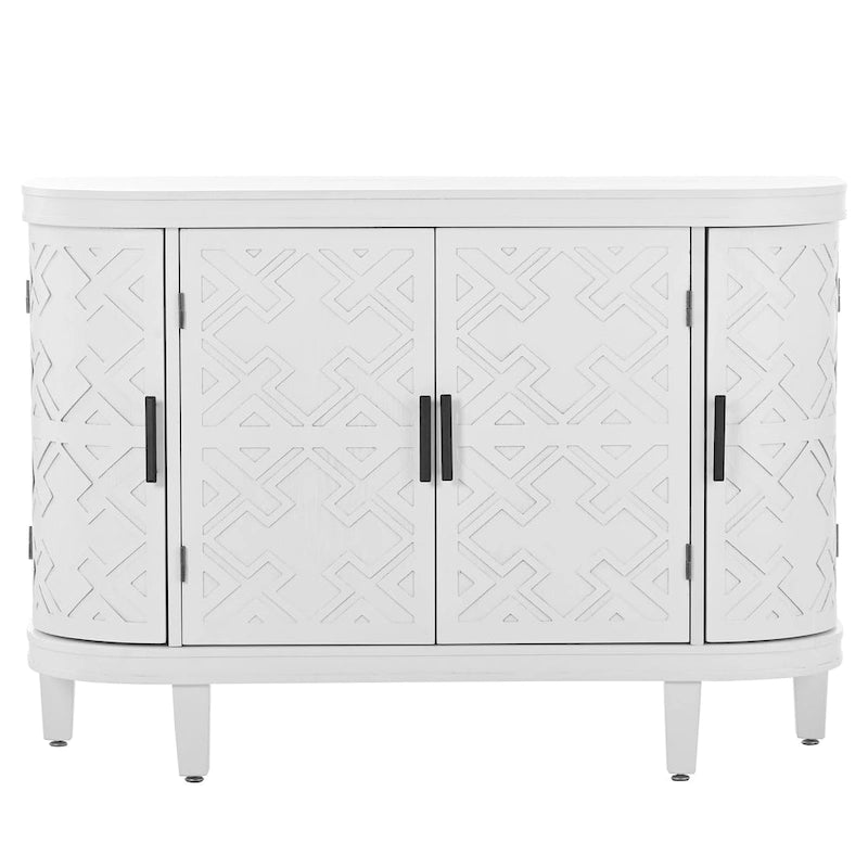 Bahut de Rangement en Bois avec 4 Portes