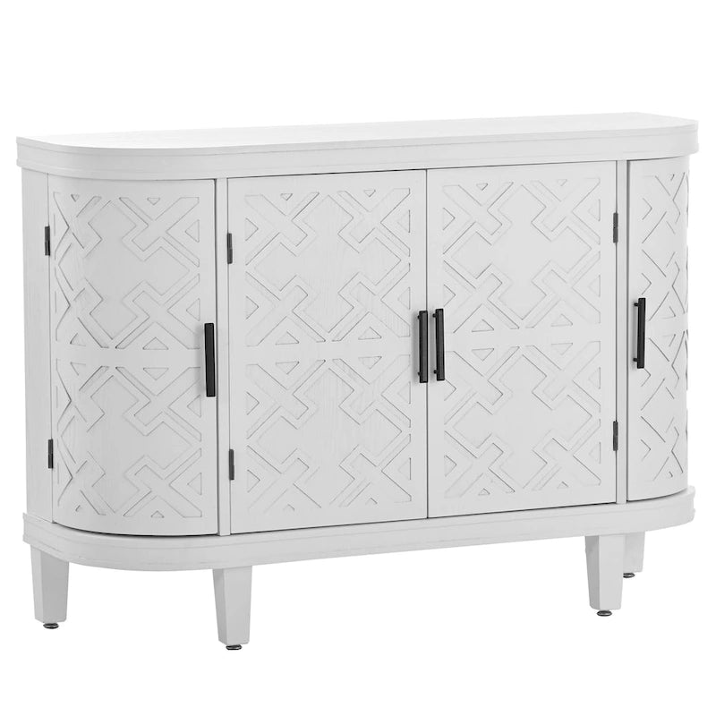 Bahut de Rangement en Bois avec 4 Portes