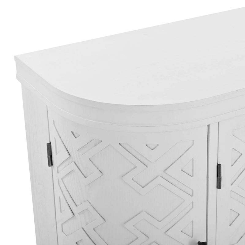 Bahut de Rangement en Bois avec 4 Portes